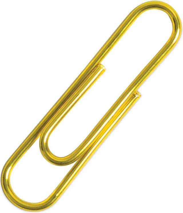 Alt view image 2 of 4 - U Brands Paper Clips, Medium, Gold, 1,000/Pack (UBR3619U0624)
