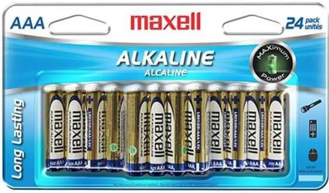 Main image of AAA Alkaline Battery 24 Pack Hanging Blister Card