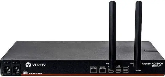 Main image of Vertiv Avocent ACS8000 Serial Console 48 port Dual AC Power AT&T+Verizon ACS8048NADAC400