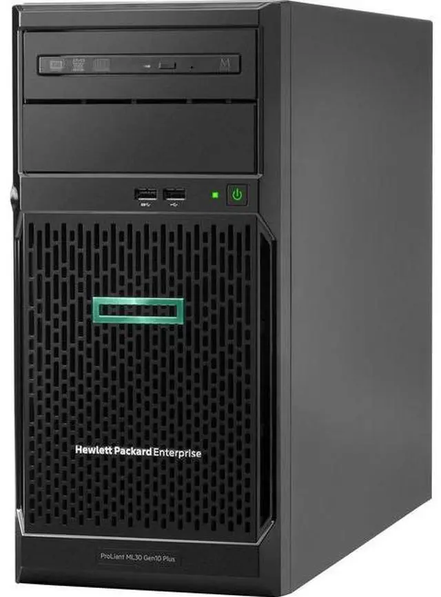 Main image of HPE ProLiant ML30 Gen11 - Tower - Intel - Xeon - E-2414 - 2.8GHz -Quad-Core - 4.5GHz - DDR5 - 16GB RAM - 4800MHz - 1TB HDD - 7200RPM - 4 LFF HDD Bays(Non Hot Plug) -Power Supply - 350Watt - P44719-001