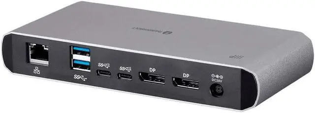 Alt view image 2 of 8 - Monoprice Thunderbolt 3 Dual DisplayPort Docking Station With USB-C MFDP Support For Non-Thunderbolt 3 Devices, With Thunderbolt 3 USB Type-C Cable