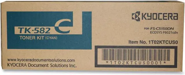 Alt view image 2 of 2 - KYOCERA-STRATEGIC KYOCERA TK582C CYAN TONER CARTRIDGE