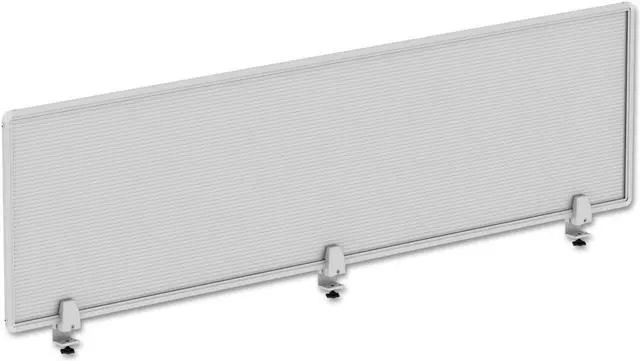 Alt view image 17 of 20 - Polycarbonate Privacy Panel, 65w X 18h, Silver