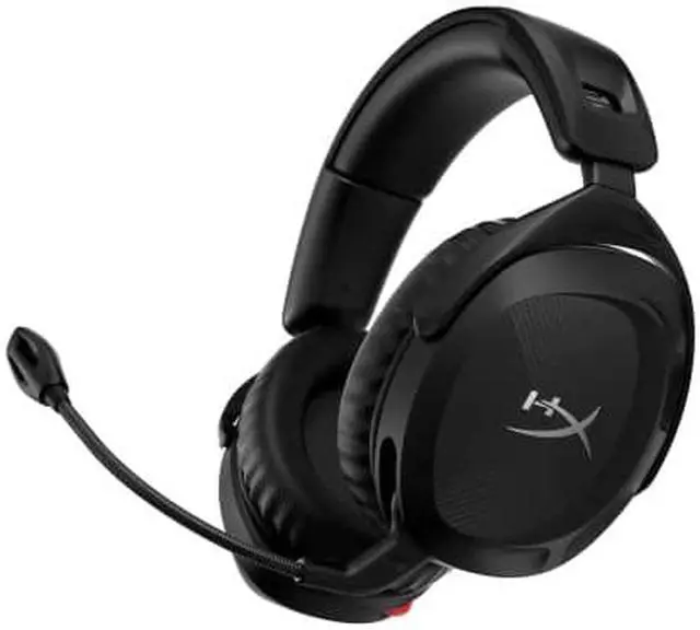 Alt view image 3 of 15 - HyperX Cloud Stinger 2 - Wireless Gaming Headset – Compatible with PC. Noise-cancelling Swivel-to-mute Microphone, Comfortable Memory Foam, UP to 20 hours of battery life, Black
