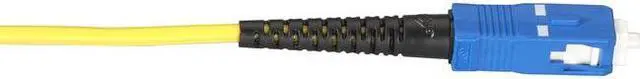 Alt view image 4 of 6 - OS2 9/125 SINGLEMODE FIBER OPTIC PATCH CABLE - OFNR PVC, SC TO SC, YELLOW, 5-M (