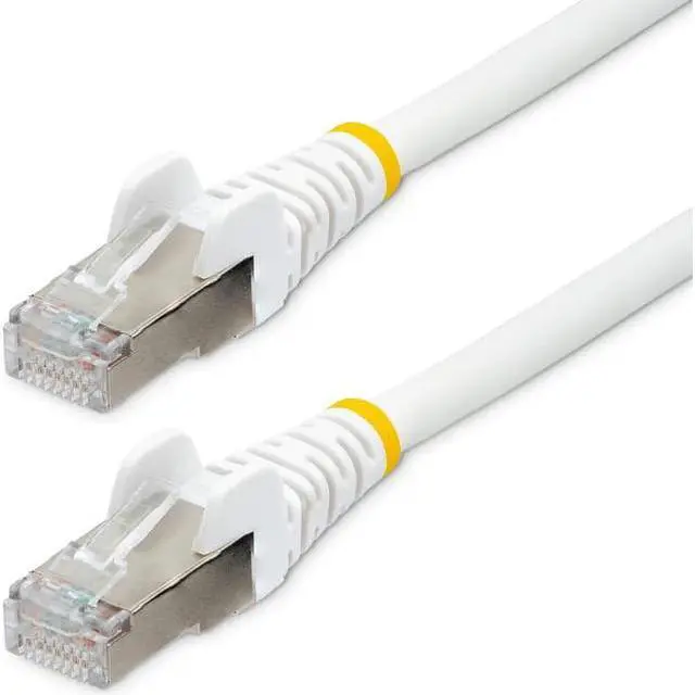 Main image of StarTech 30ft CAT6a Snagless S/FTP Ethernet Cable White NLWH30FCAT6APATCH