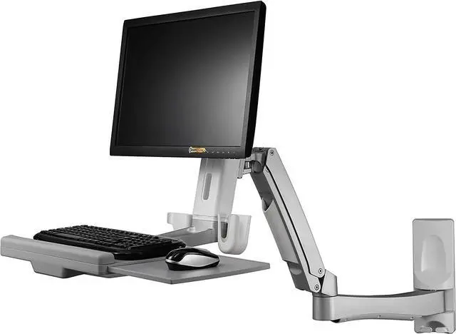 Alt view image 4 of 5 - Amer Networks Mounting Arm For Monitor Keyboard Mouse - Taa Compliant