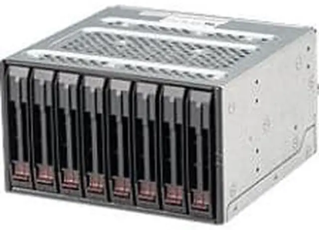 Alt view image 6 of 6 - SuperMicro CSE-M28SACB-OEM Black Mobile Rack