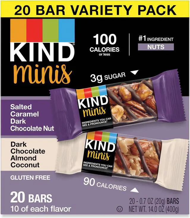 Alt view image 4 of 10 - Minis, Peanut Butter Dark Chocolate Peanut Butter, 0.7 oz, 20/Pack 27967