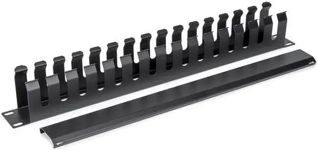 Main image of Rocstor 1U HORIZONTAL CABLE MANAGEMENT COMPATIBLE WITH STANDARD 19 RACKS Y10E016B1