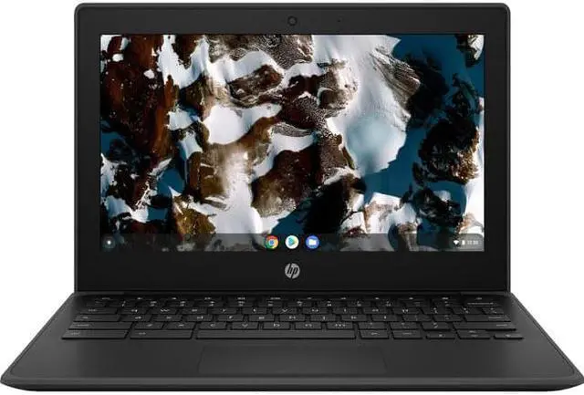 Alt view image 8 of 9 - HP Chromebook 11 G9 EE 11.6" Chromebook - HD - 1366 x 768 - Intel Celeron N4500 Dual-core (2 Core) - 4 GB Total RAM - 32 GB Flash Memory - Intel Chip - Chrome OS - Intel UHD Graphics - English Ke