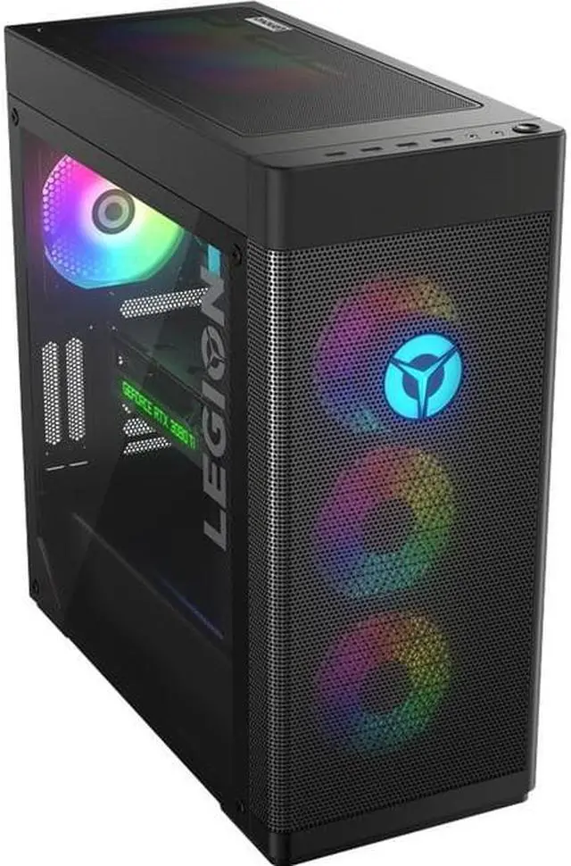 Alt view image 10 of 15 - Lenovo Legion T7 34IAZ7 90S1000JUS Gaming Desktop Computer - Intel Core i9 12th Gen i9-12900K Hexadeca-core (16 Core) 3.20 GHz - 64 GB RAM DDR5 SDRAM - 2 TB M.2 PCI Express NVMe 4.0 x4 SSD - Tower - B