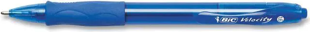 Alt view image 3 of 8 - BIC Velocity Ballpoint Pen Bold Point Blue Ink 4/Pack (VLGBP41-BLU) 859024