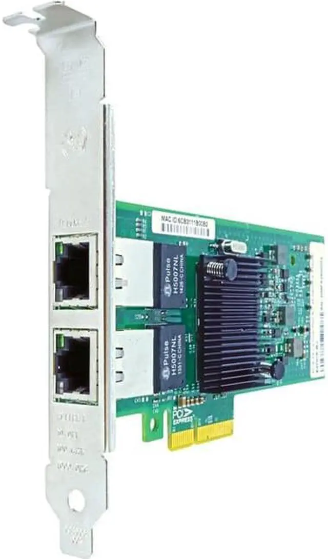 Alt view image 5 of 7 - AXIOM 10/100/1000MBS DUAL PORT RJ45 PCIE X4 NIC CARD FOR HP - 652497-B21