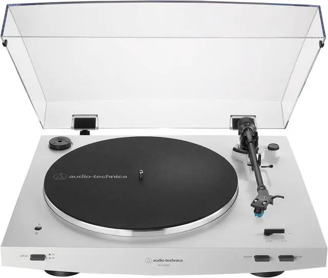 Alt view image 14 of 18 - Audio Technica Wireless & Analog Automatic Belt-Drive Turntable - White