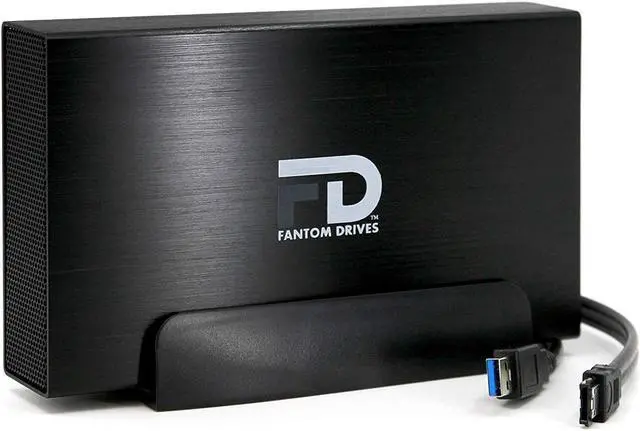 Alt view image 4 of 10 - fantom drives 2tb dvr external hard drive expander - usb 3.0 & esata - supports directv, dish, motorola, arris and more - black