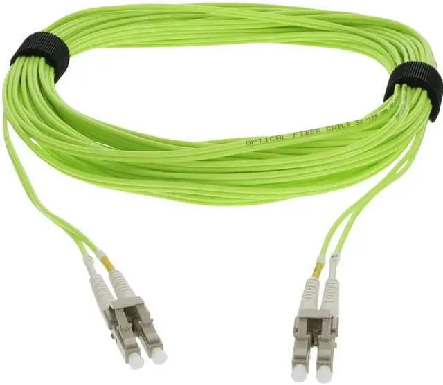 Main image of Add-on Addon 10m Lc (male) To Lc (male) Lime Green Om5 Duplex Fiber Patch Cable