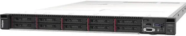 Alt view image 2 of 3 - Lenovo ThinkSystem SR645 1U Rackmount Rack Server - 1x AMD EPYC 7262 (3.20 GHz) - 16 GB RAM -  25 Gigabit Ethernet - Hot Swappable Bays - 1 x 750W  7D2XA016NA