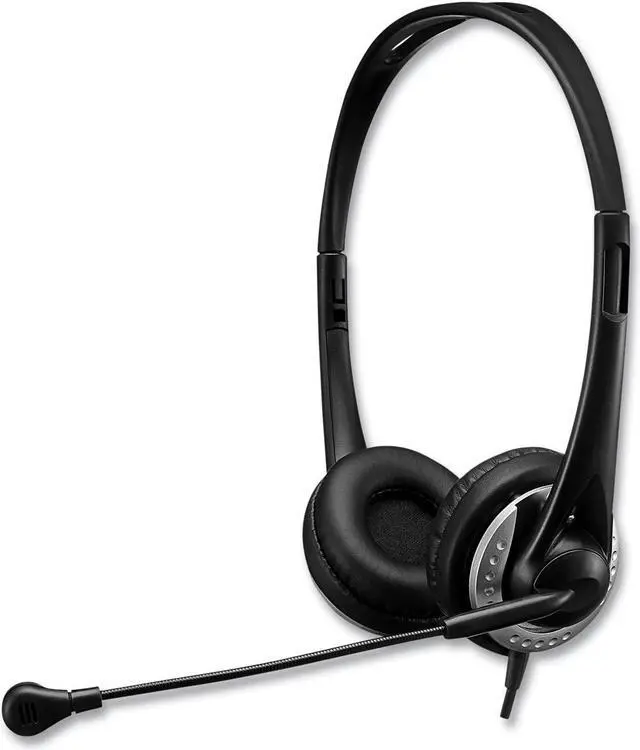 Alt view image 2 of 20 - Adesso Xtream P2 USB Wired Multimedia Headset with Microphone Binaural Over the Head Black XTREAMP2