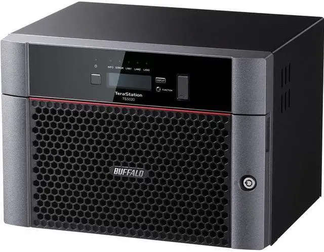 Alt view image 3 of 7 - BUFFALO TeraStation TS5820DN4804 8-Bay NAS 48TB (4x12TB) with NAS-Grade Hard Drives Included Desktop Network Attached Storage