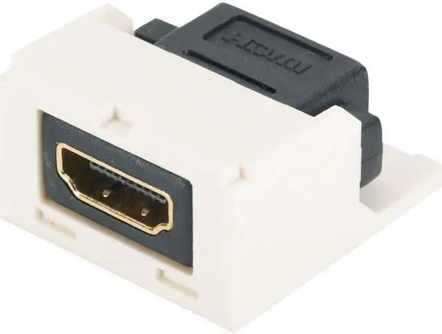 Alt view image 6 of 7 - PANDUIT CMHDMIWH HDMI Coupler Module,Mini-Com,White