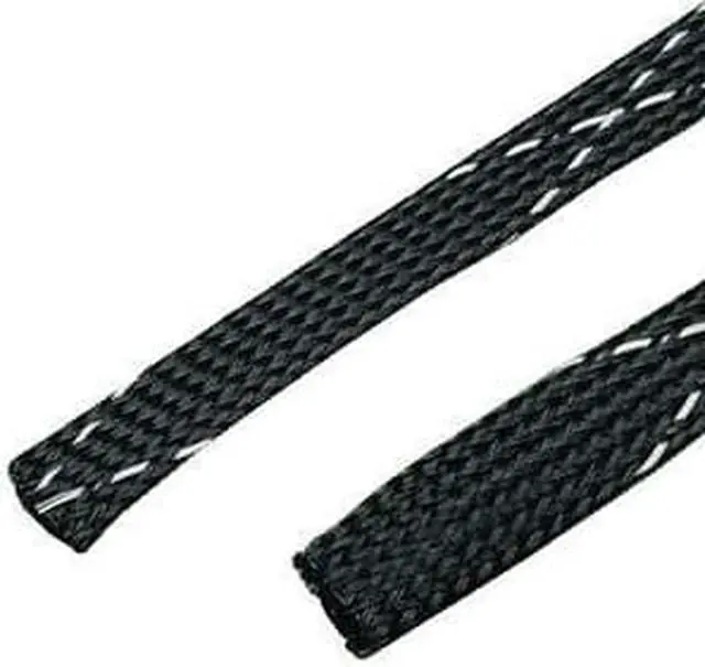 Alt view image 5 of 6 - PANDUIT SE50P-CR0 Braided Sleeving,0.500 In.,100 ft.,Black