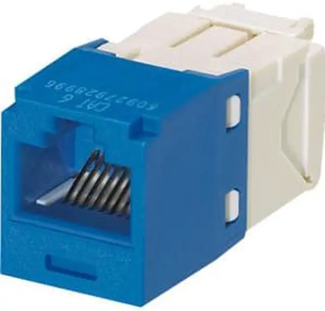 Alt view image 2 of 6 - Panduit CJ688TGBU PANDUIT Mini-Com Cat.6 UTP Module - RJ-45