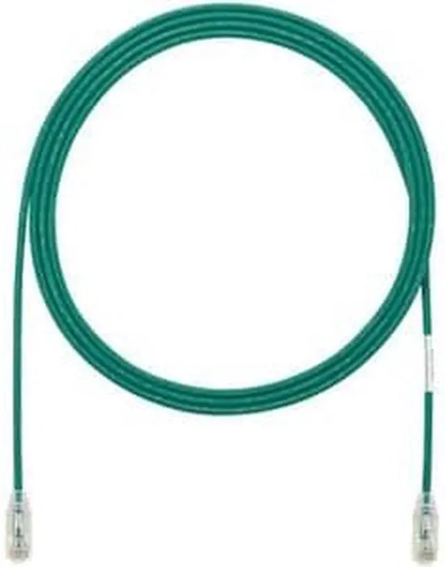 Main image of Panduit 5ft Cat.6 UTP Patch Network Cable - Clear, Green