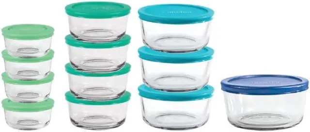 Alt view image 3 of 3 - ANCHOR HOCKING 10613AHG17 Food Storage Set 24pc Multi