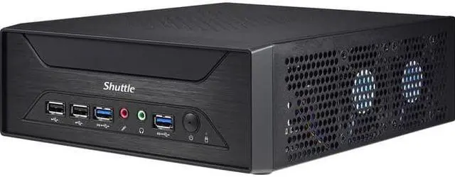 Alt view image 7 of 9 - Shuttle XPC slim XH510G Barebone System - Socket LGA-1200 - 1 x Processor Support - Intel H510 Chip - 64 GB DDR4 SDRAM DDR4-3200/PC4-25600 Maximum RAM Support - 2 Total Memory Slots - Serial ATA/600 C
