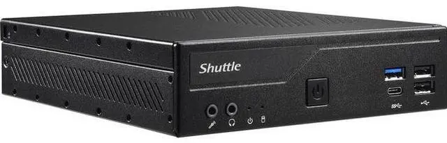 Alt view image 16 of 16 - Shuttle XPC slim DH610S Barebone System - Slim PC - Socket LGA-1700 - 1 x Processor Support - Intel H610 Chip - 64 GB DDR4 SDRAM DDR4-3200/PC4-25600 Maximum RAM Support - 2 Total Memory Slots - Serial