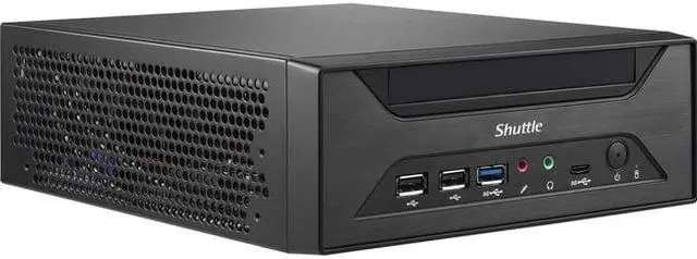 Alt view image 6 of 8 - Shuttle XPC slim XH610 Barebone System - Mini PC - Socket LGA-1700 - 1 x Processor Support - Intel H610 Express Chip - 64 GB DDR4 SDRAM DDR4-3200/PC4-25600 Maximum RAM Support - 2 Total Memory Slots -