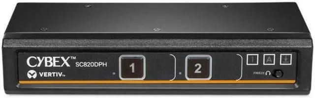 Alt view image 5 of 5 - Vertiv SC820DPH-400 KVM SwitchboxVertiv Cybex SC800 Secure KVM