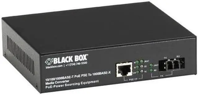 Main image of Black Box LPS500 Transceiver/Media Converter LPS500ASM10KLCR3