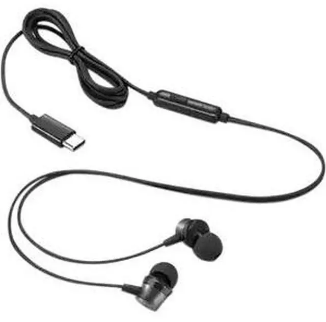 Alt view image 2 of 11 - Lenovo USB-C Wired In-Ear Headphone