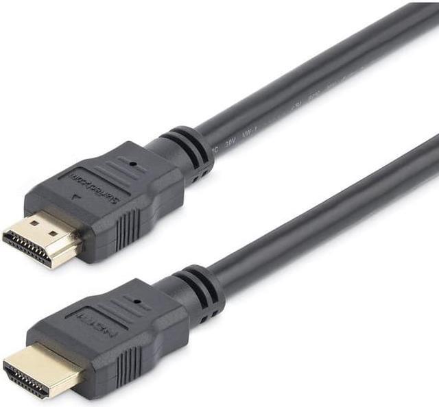 Main image of StarTech 6ft 4K High Speed HDMI Cable with Ethernet Black 10 Pack HDMM610PK