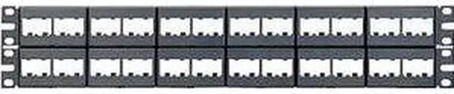 Alt view image 9 of 11 - PANDUIT CPP48WBLY Patch Panel,Mini-Com,Rack Mt,48 Port
