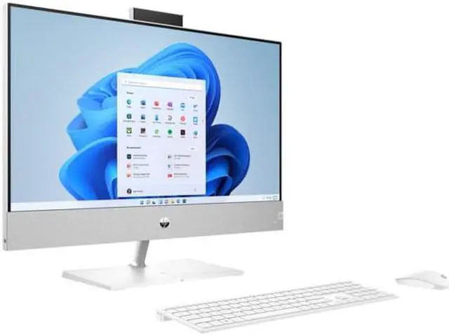 Alt view image 9 of 15 - HP Pavilion 23.8 inch All-in-One Desktop PC, Intel Core i7-12700T Processor, Intel UHD Graphics 770, 16 GB Memory RAM, 1 TB 7200RPM SATA Hard Drive, Windows 11 Home (24-ca1180, Snowflake White)