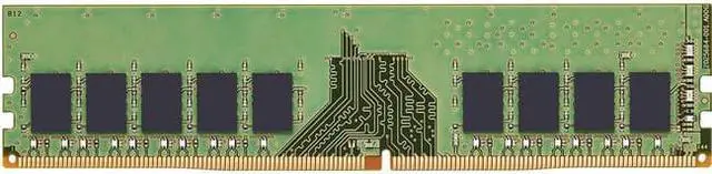 Main image of Kingston 8GB DDR4 SDRAM Memory Module - For Server - 8 GB - DDR4-3200/PC4-25600 DDR4 SDRAM - 3200 MHz Single-rank Memory - CL22 - 1.20 V - ECC - Unbuffered - 288-pin - DIMM