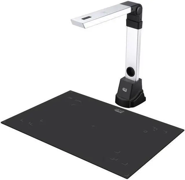 Alt view image 12 of 14 - Adesso CYBERTRACK 820 8.0 Megapixel CMOS Color Sensor Camera 8 Megapixel Fixed-Focus A3 Document Camera Scanner with OCR Function