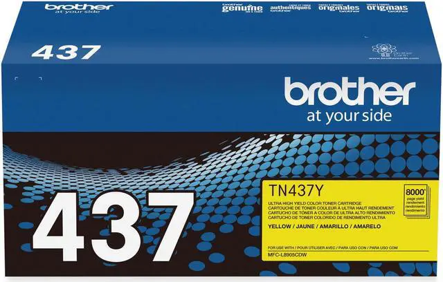 Main image of Brother TN437Y Ultra High-Yield Toner 8000 Page-Yield Yellow