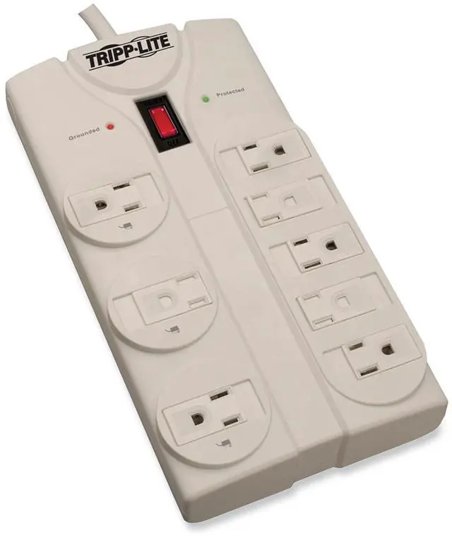 Alt view image 17 of 20 - Tripp Lite TLP825 8 Outlets 1440 Joules 25' Cord Protect It! Surge Suppressor