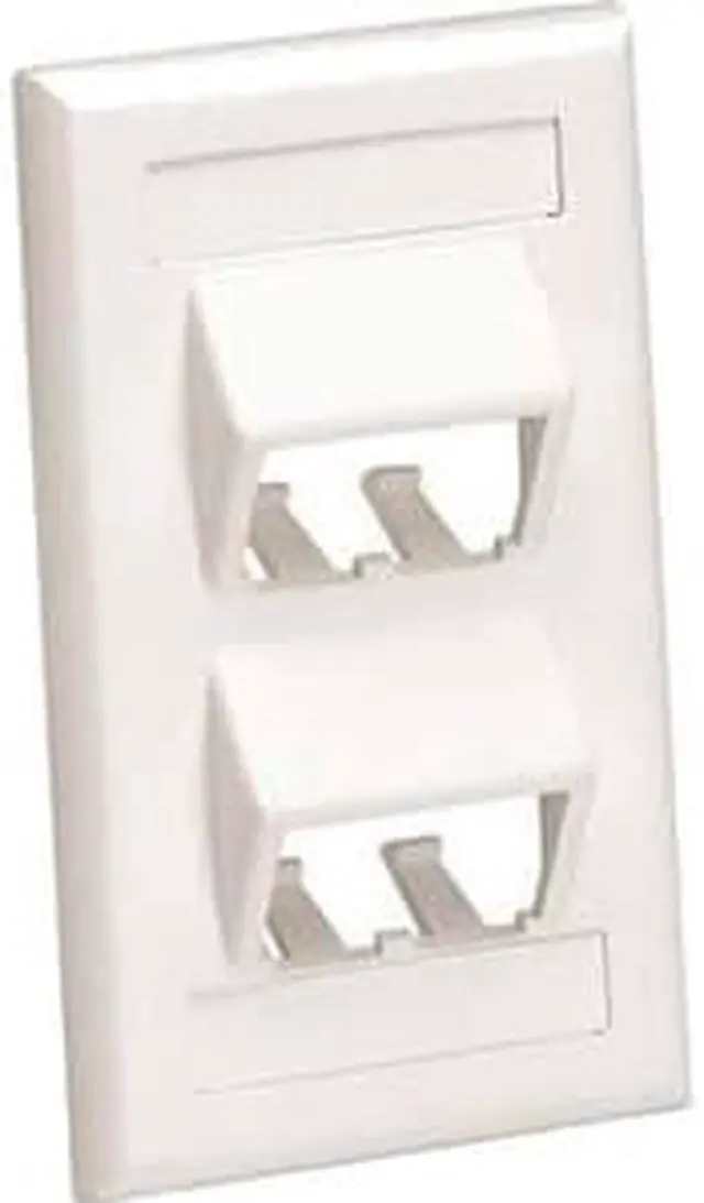 Main image of Panduit 4-Port Classic Sloped Faceplate CFPSL4WHY