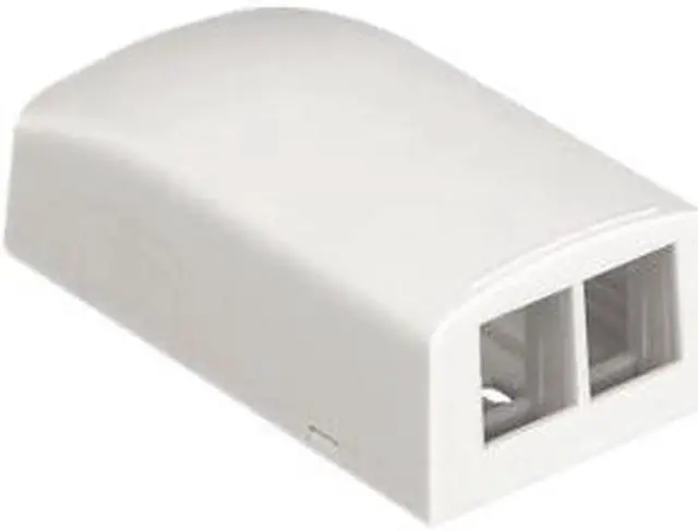 Alt view image 2 of 10 - Panduit NetKey 2 Sockets Surface Mounting Box