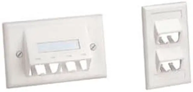 Main image of PANDUIT 4-Socket Faceplate CFPSL4IWY