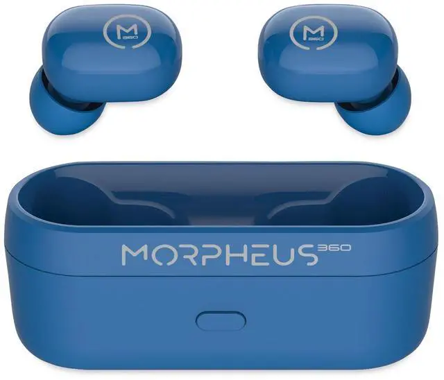 Alt view image 9 of 10 - Morpheus 360 Spire True Wireless Earbuds - Bluetooth In-Ear Headphones with Microphone - TW1500L - HiFi Stereo - 20 Hour Playtime - Binaural - In-ear Wireless Headphones - Magnetic Charging Case - USB
