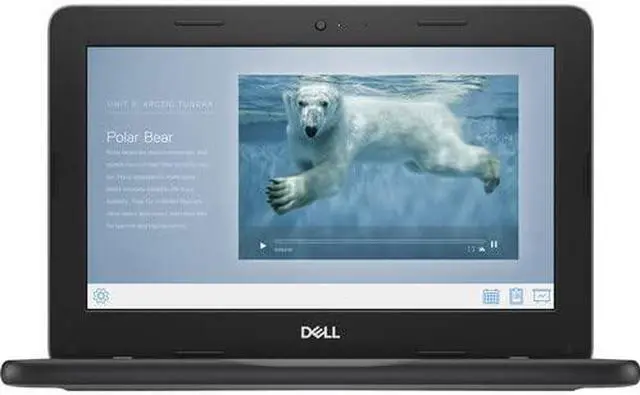 Alt view image 12 of 14 - Dell Education Chromebook 3000 3110 11.6" Touchscreen Chromebook - HD - 1366 x 768 - Intel Celeron N4500 Dual-core (2 Core) 1.10 GHz - 4 GB Total RAM - 32 GB Flash Memory - Intel Chip - Chrome OS