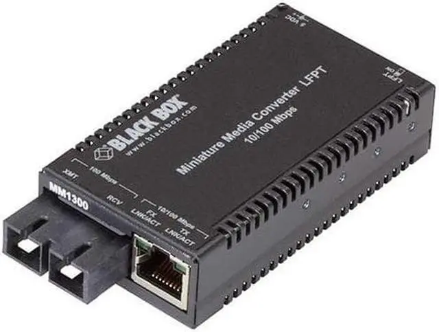 Main image of Black Box MultiPower Miniature Transceiver/Media Converter LHC014AR4