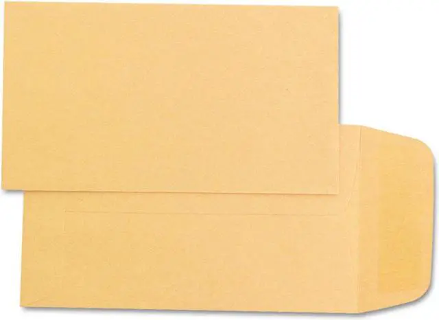 Alt view image 2 of 6 - Quality Park 50162 Kraft Coin & Small Parts Envelope, Side Seam, #1, Light Brown, 500/Box