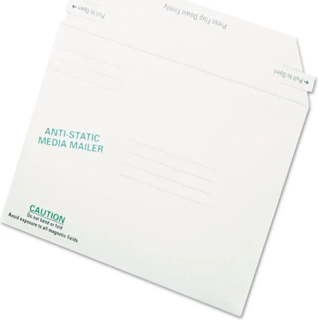 Alt view image 3 of 3 - Quality Park Antistatic Fiberboard Disk Mailers 6 x 8.625 inches White Box of 25 (64126)